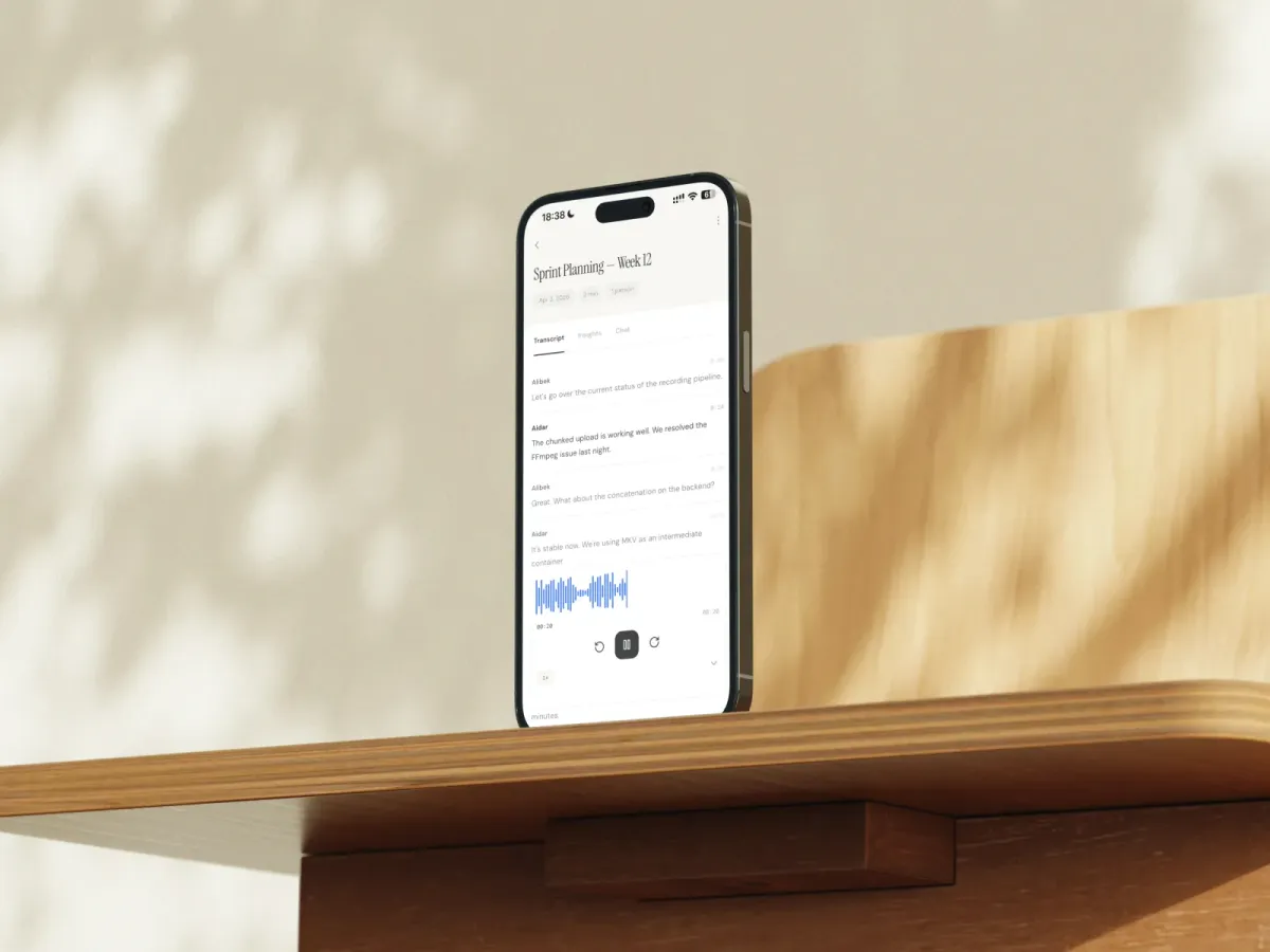 Scribal on iPhone